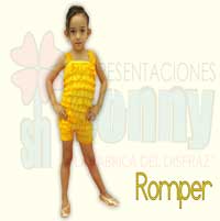 vestido romper amarillo